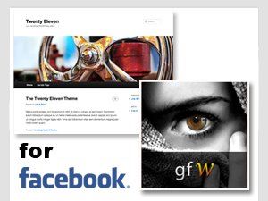 Facebookページ用WordPressテーマ